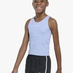 Adidas Girl's Melange Training Melange Tank Top
